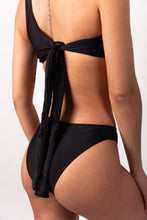 Load image into Gallery viewer, Alaia One-Shoulder Bikini - Black